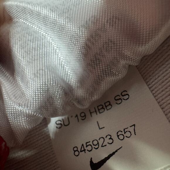 Georgia Rutgers Nike Football Jersey Mens Sz L Black Red Striped Throwback #19 - Picture 4 of 9